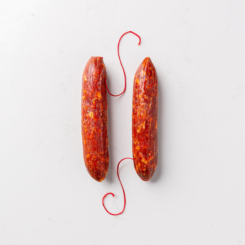 Two Links of Cacciatore Sausage (Hot) from The Butcher Shoppe