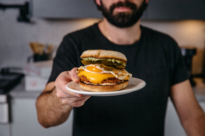 Chorizo Breakfast Burger