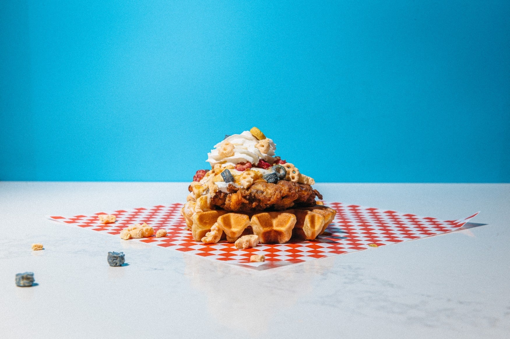 Carnival Style: Chicken Fried Wagyu & Waffles