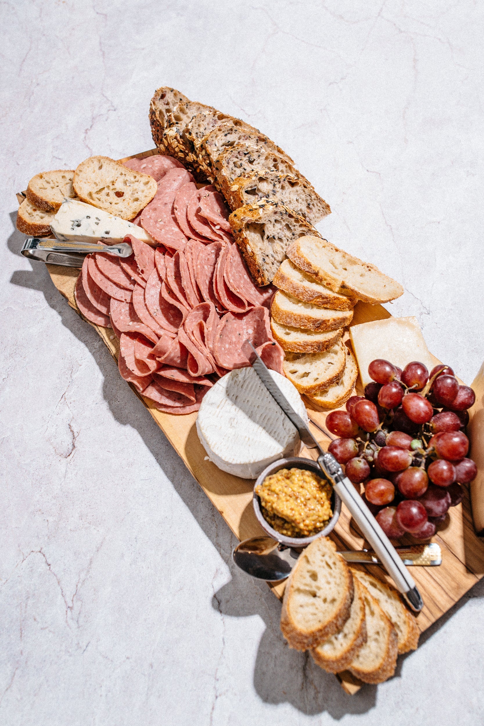 Beef Salami Charcuterie Board