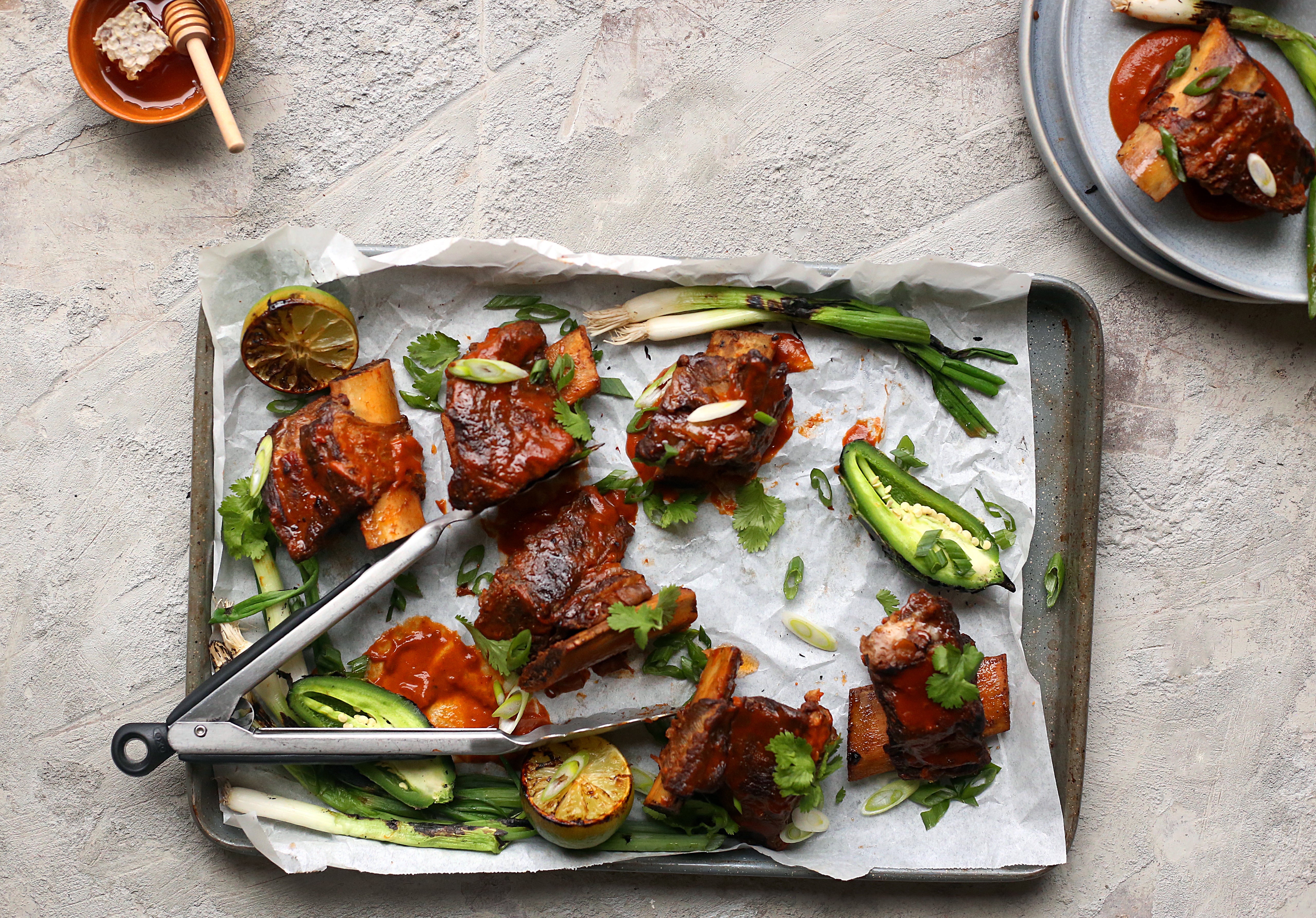 Stout Braised Honey Chipotle Short Ribs