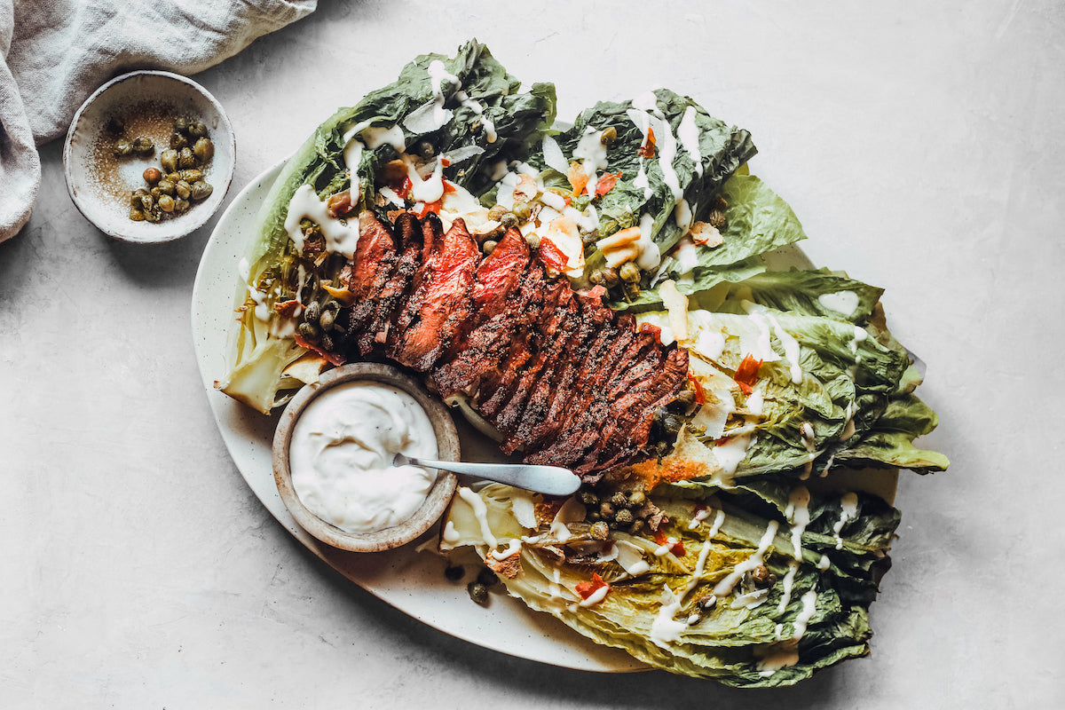 Not The Typical Steak Caesar Salad: The Ultimate Savory Meal