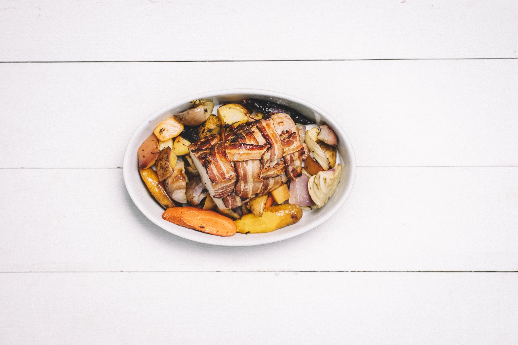 BACON WRAPPED TURKEY BREAST