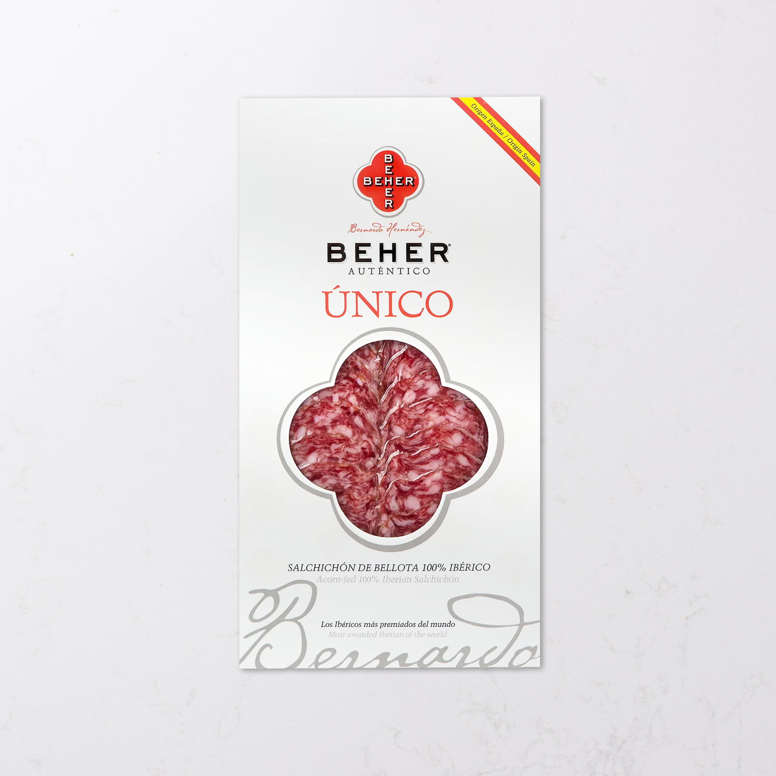 Spanish Iberico Pork Salchichon Sliced