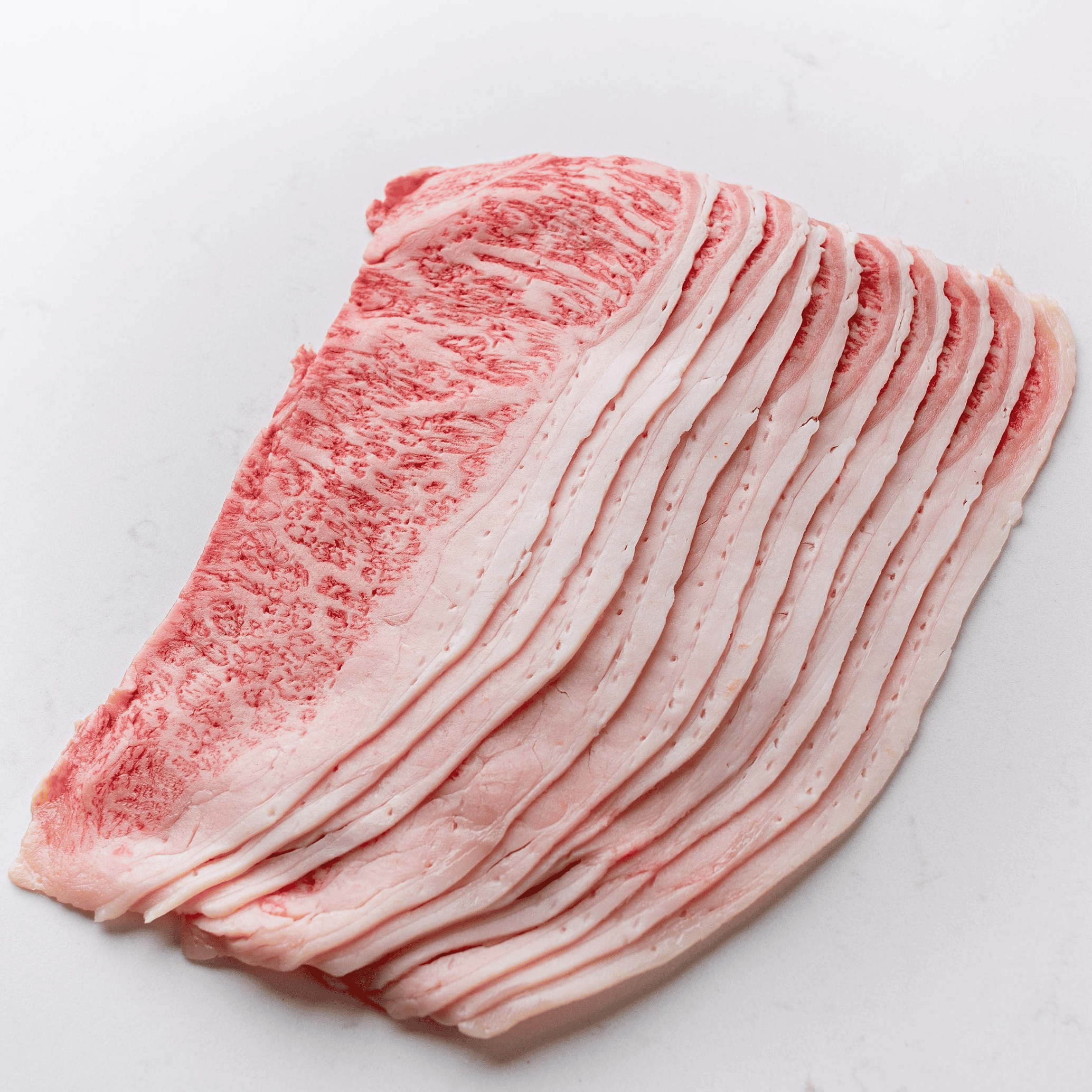 Kobe Certified Beef: Japanese Wagyu Shaved Striploin