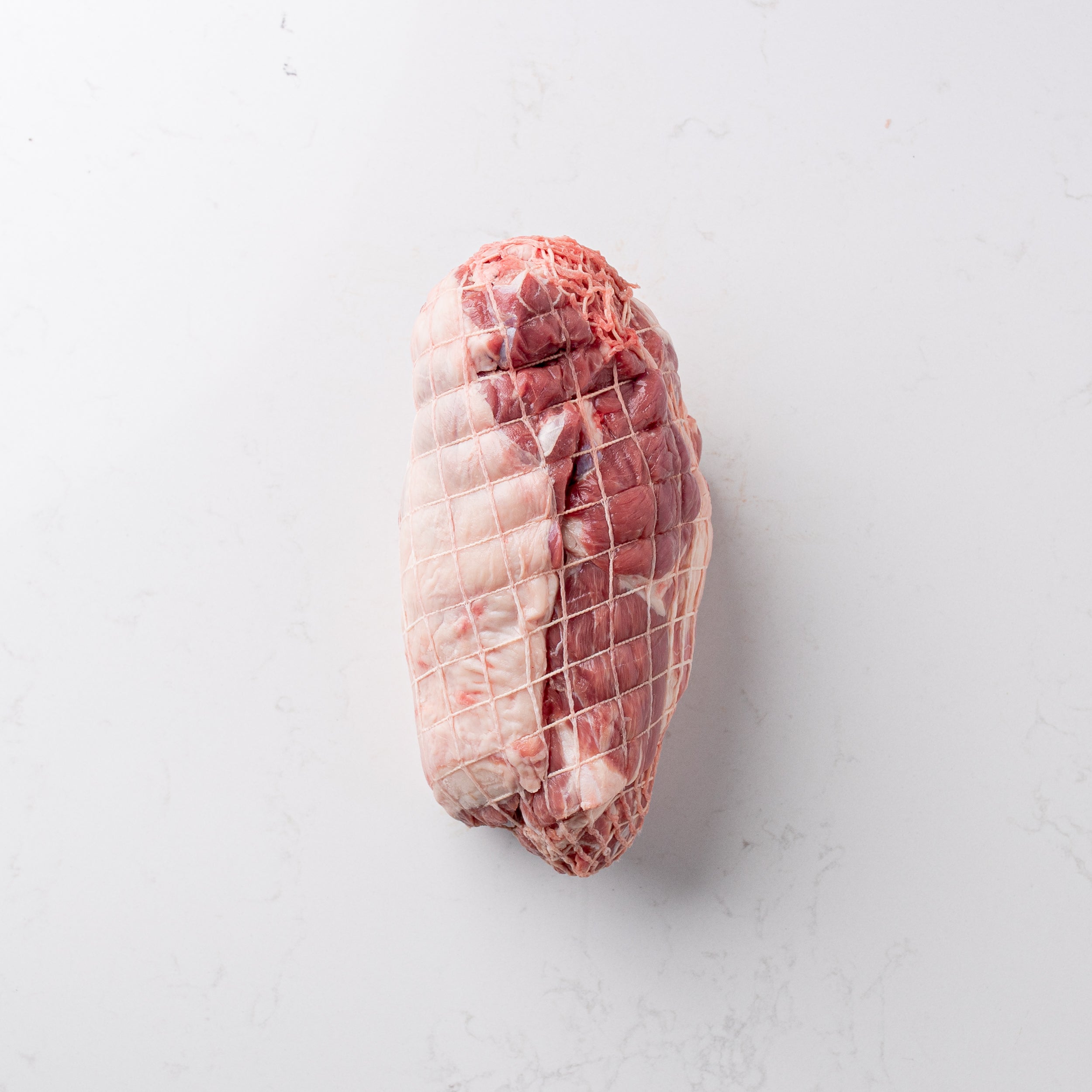 Side View of Canadian Lamb Shoulder Boneless from The Butcher Shoppe