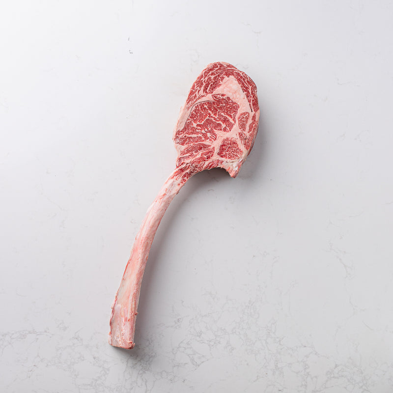 Australian Wagyu Tomahawk Steak and Bone from The Butcher Shoppe