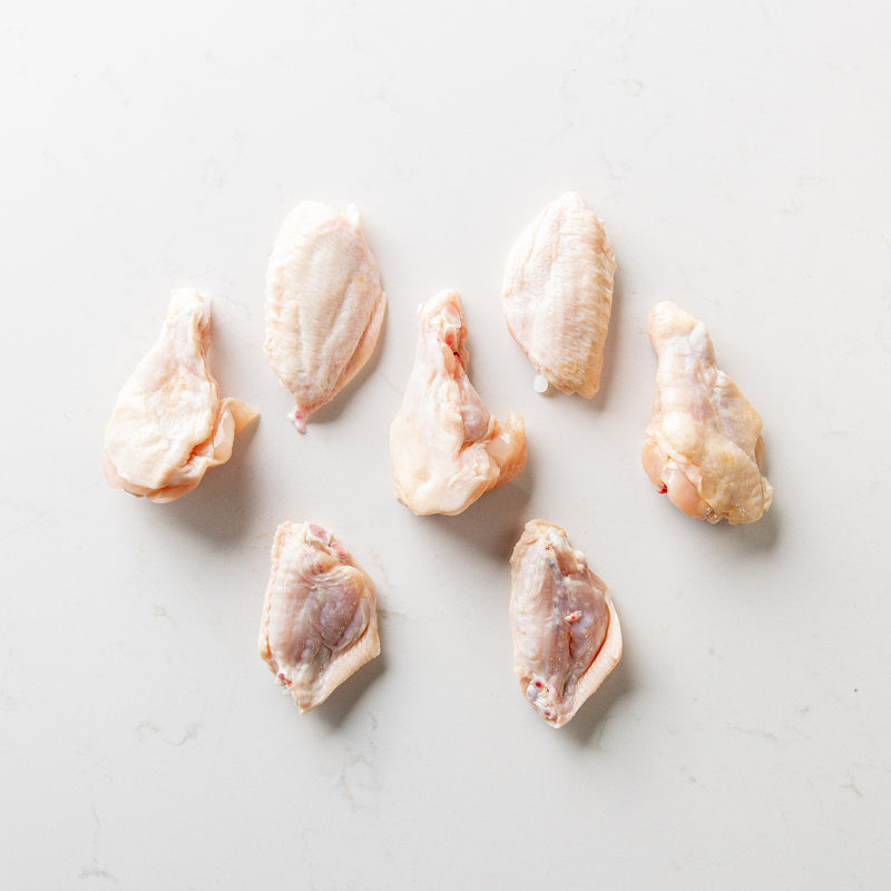 Halal Chicken Wings - Split Tip Off - butcher-shoppe-direct-meat-delivery-toronto-ontario
