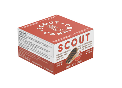 SCOUT Canning: Sustainably Harvested Canned Seafood - Lobster. Highlighting SCOUT's commitment to sustainability and premium quality through their canned lobster products.
