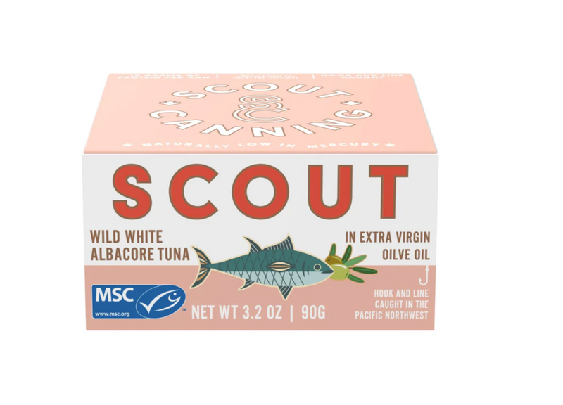 SCOUT Canning: Sustainably Harvested Canned Seafood - Lobster. Highlighting SCOUT&