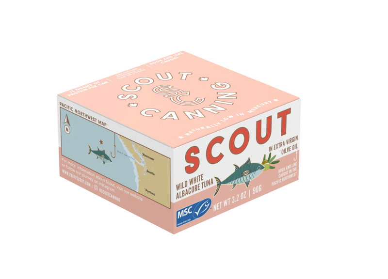 Scout Wild White Albacore Tuna packaging