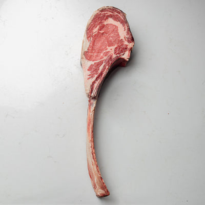 Angus Dry Aged Tomahawk Steak from The Butcher Shoppe in Toronto