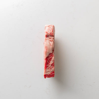 Side of an Australian Wagyu Striploin Steak from The Butcher Shoppe