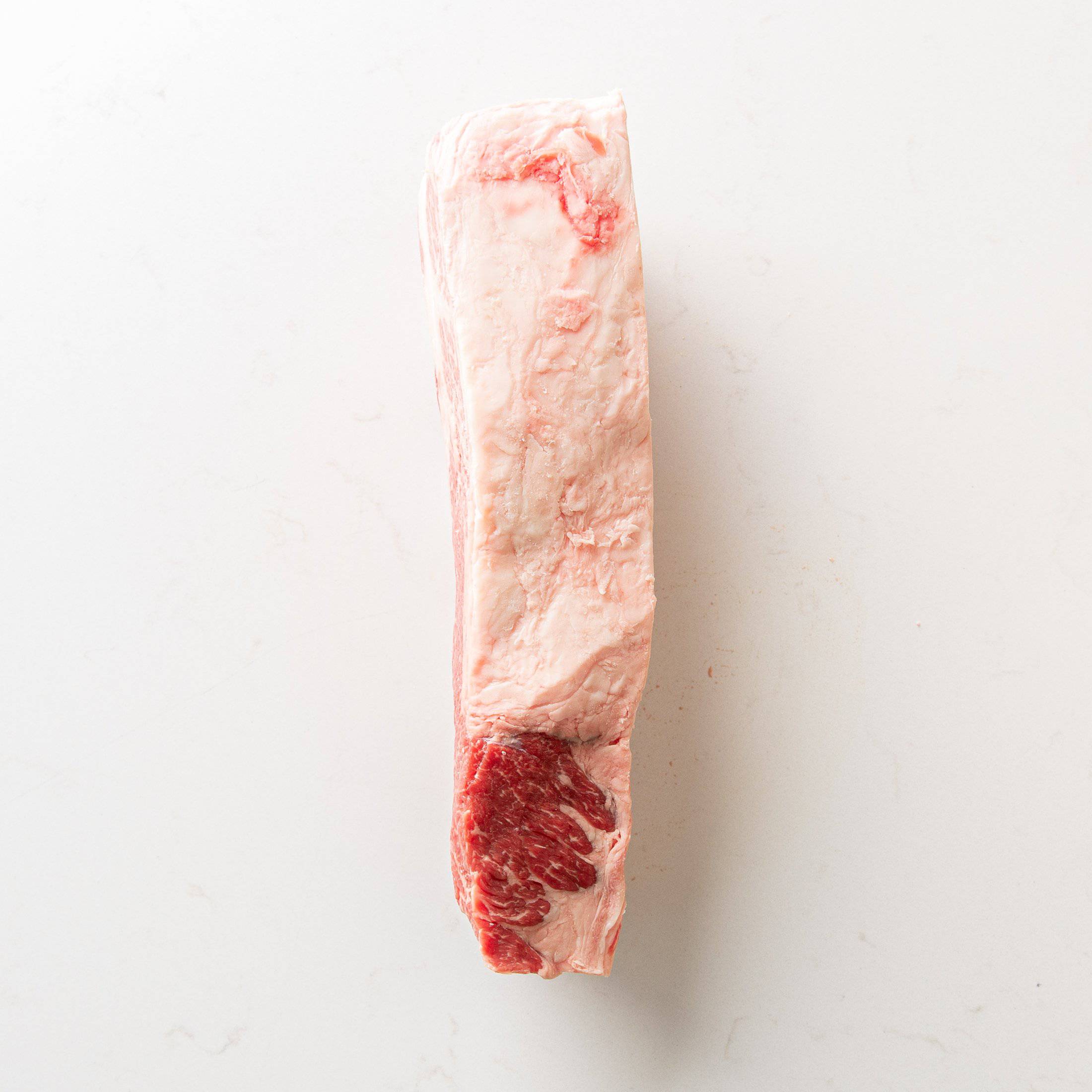 Top Side View of Beef 4-Bone Short Rib from The Butcher Shoppe