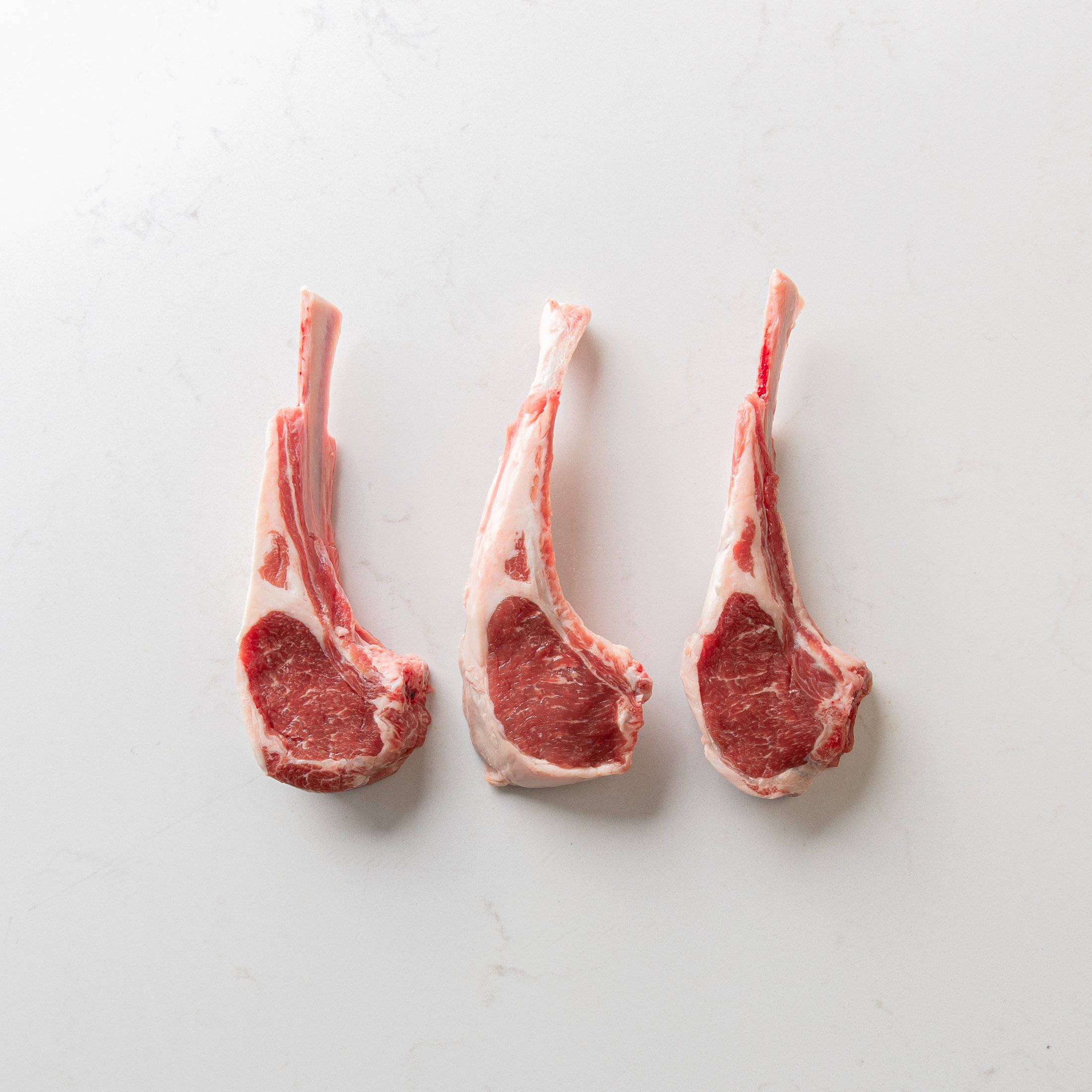 Canadian Frenched Lamb Rack Chop - butcher-shoppe-direct