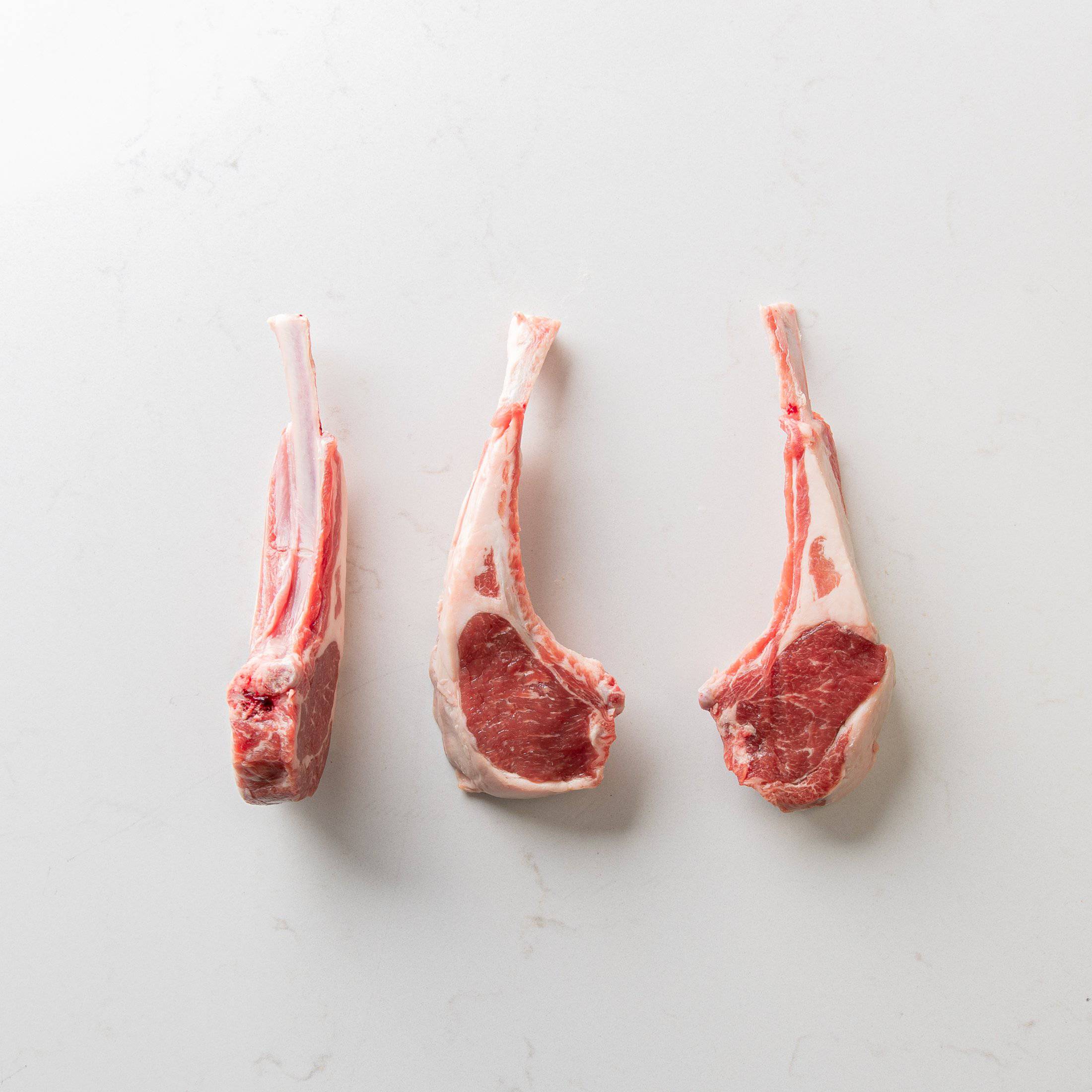 Canadian Frenched Lamb Rack Chop - butcher-shoppe-direct