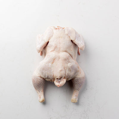 Front View of Organic Whole Chicken from The Butcher Shoppe