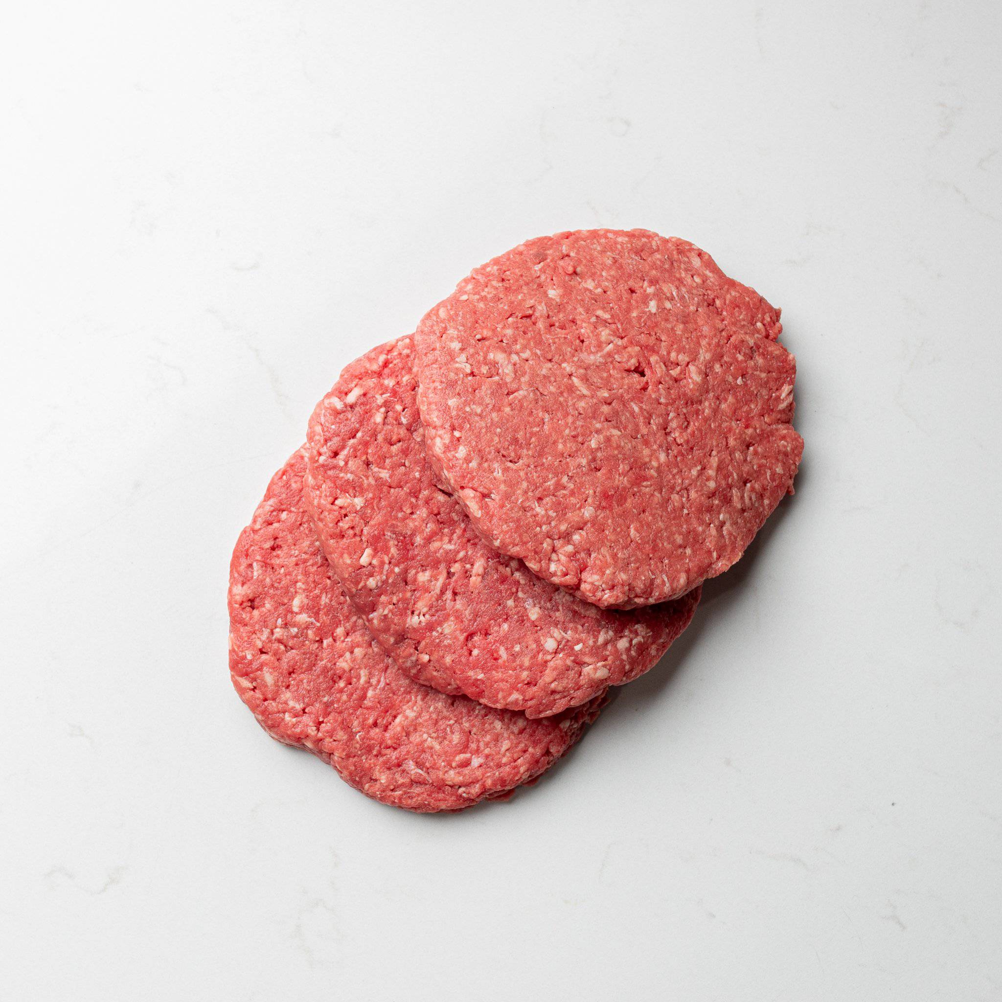 Local Natural Beef Burgers (Box) - butcher-shoppe-direct