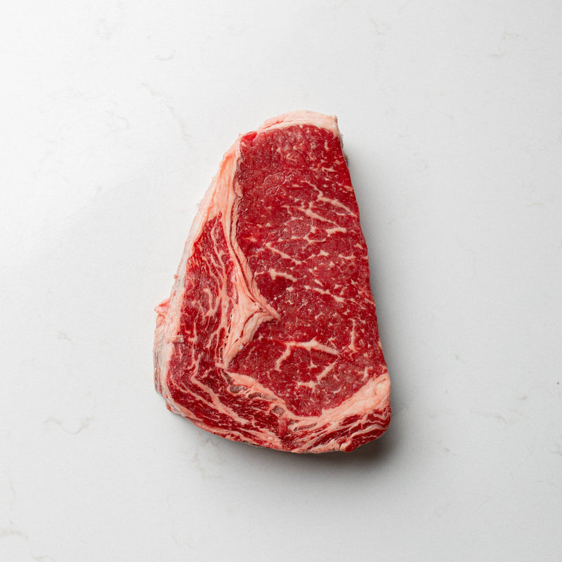 Marbling ofRibeye Steak from The Butcher Shoppe