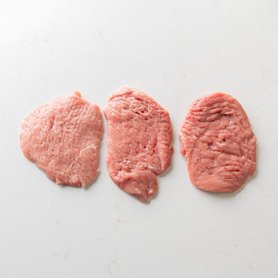 Three Milk-fed Veal Cutlets from The Butcher Shoppe