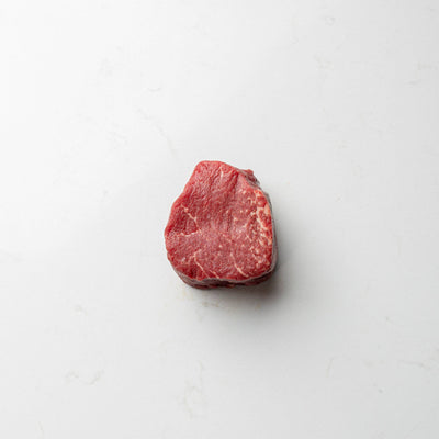 Marbling of a Prime Tenderloin Steak from The Butcher Shoppe