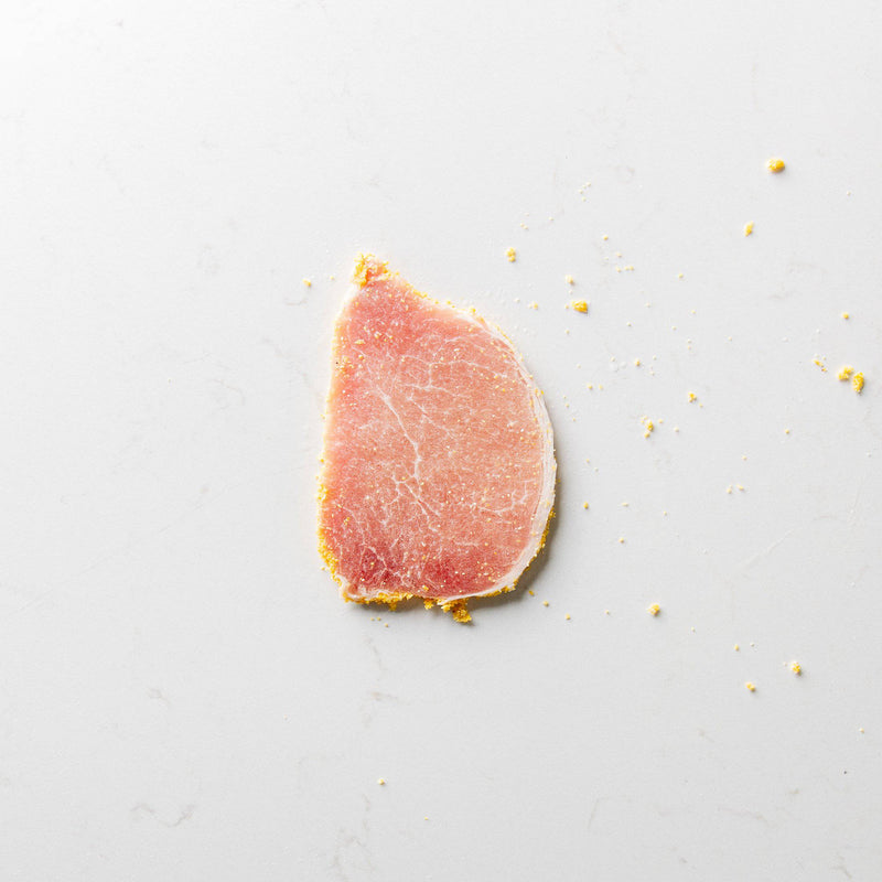 Single Thick Slice of Peameal Bacon from The Butcher Shoppe