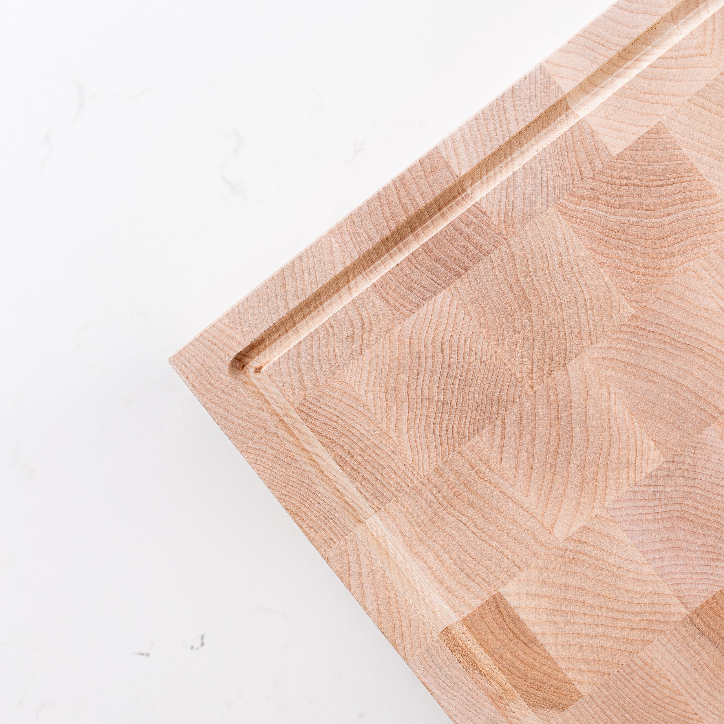 Corner of Wood Cutting Board from The Butcher Shoppe