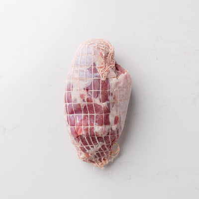 Turkey thigh with skin on: a flavorful and succulent cut perfect for roasting or grilling, offering a delicious combination of tender meat and crispy skin.